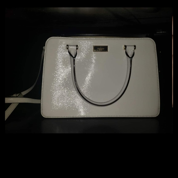 Kate Spade Silver Crossbody Purse - Picture 2 of 4